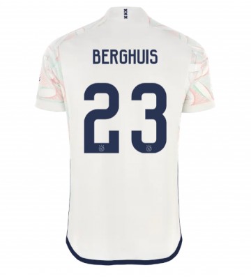 Ajax Steven Berghuis #23 Vieraspaita 2023-24 Lyhyet Hihat